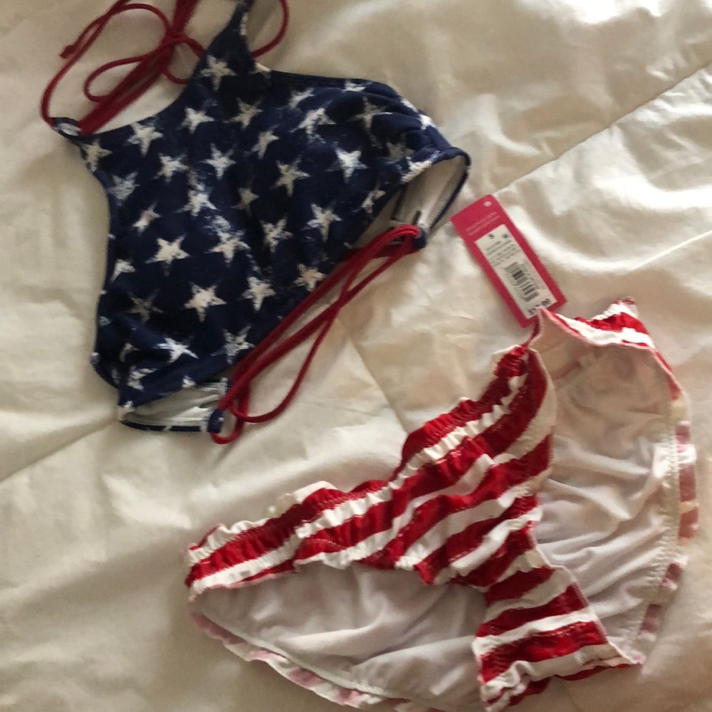 american flag bikini set